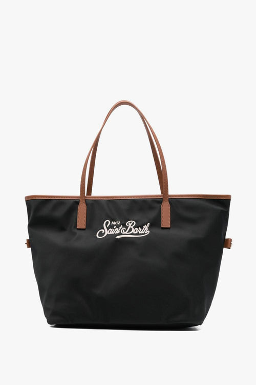 Saint Barth Borsa City Bag Donna Nero