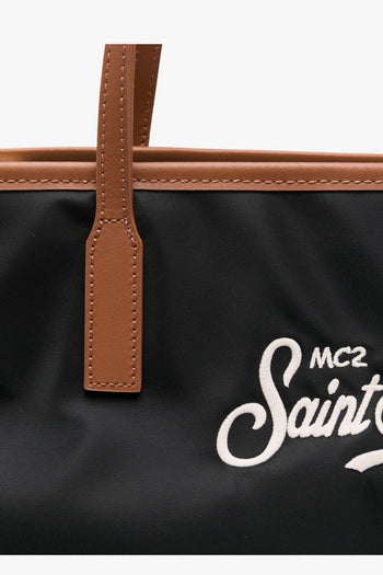 Saint Barth Borsa City Bag Donna Nero - 2