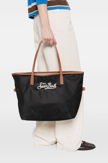Saint Barth Borsa City Bag Donna Nero - 3