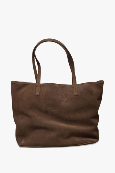 Saint Barth Borsa City Bag Suede Donna Marrone