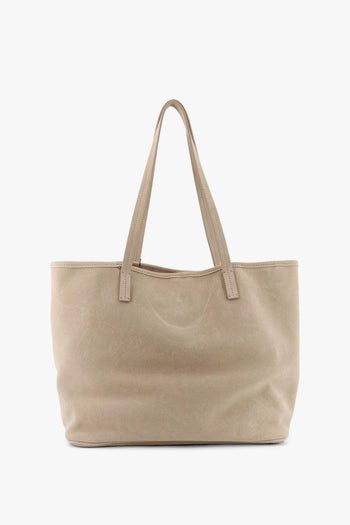 Saint Barth Borsa City Bag Suede Donna Beige - 2