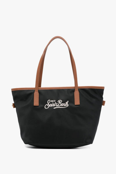 Saint Barth Borsa City Bag Mid Donna Nero