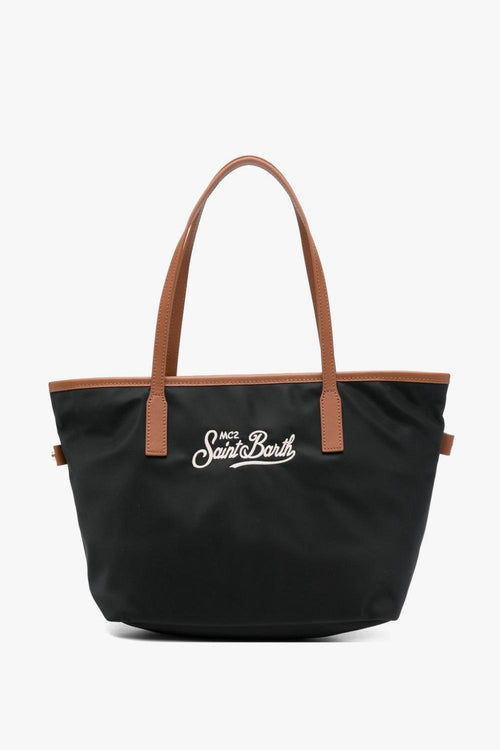 Saint Barth Borsa City Bag Mid Donna Nero