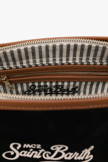 Saint Barth Borsa City Bag Mid Donna Nero - 2