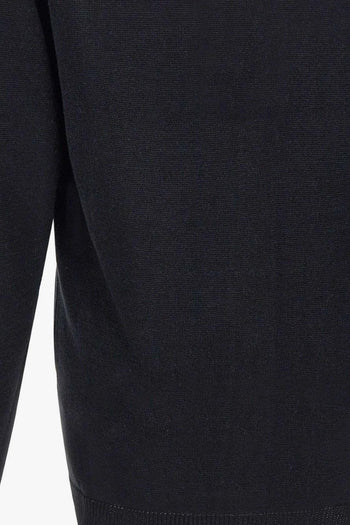 Cardigan Bottoni Uomo Nero - 4
