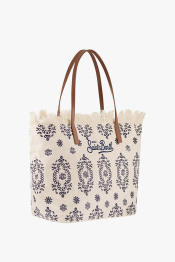 Saint Barth Borsa City Bag Fringe Donna - 2