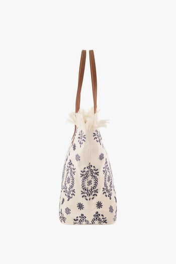 Saint Barth Borsa City Bag Fringe Donna - 5