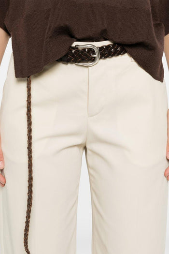 Pantalone Donna Bianco Ghiaccio - 4