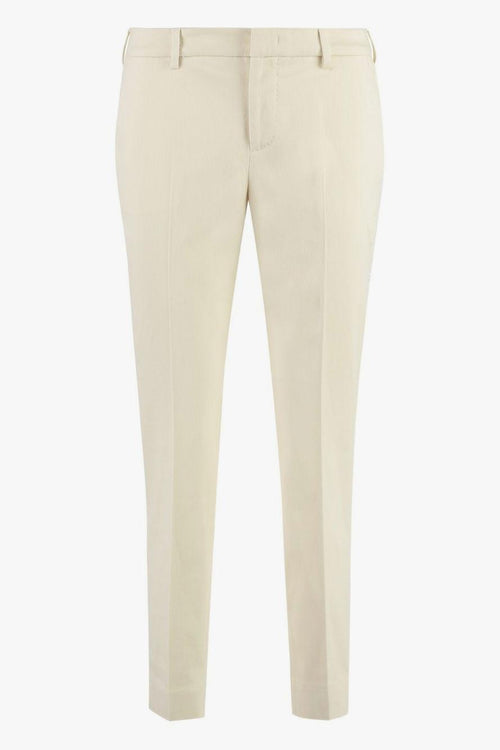 Pantalone New York Donna Bianco Panna