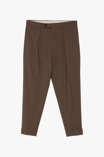 Pantaloni Marrone Uomo Chiaia - 5