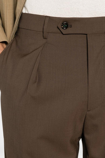 Pantaloni Marrone Uomo Chiaia - 4