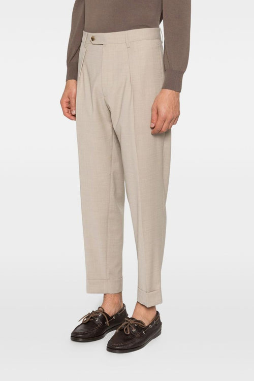 Pantaloni Beige Uomo Chiaia