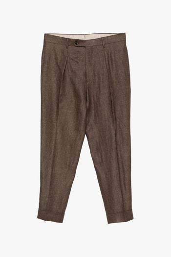 Pantaloni Marrone Uomo Chiaia - 5
