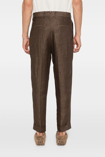 Pantaloni Marrone Uomo Chiaia - 3