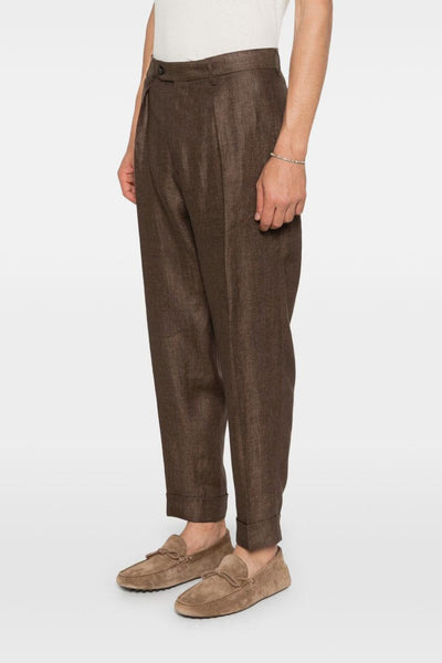 Pantaloni Marrone Uomo Chiaia