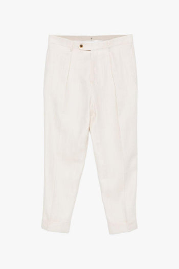 Pantaloni Ecru Uomo Chiaia - 5