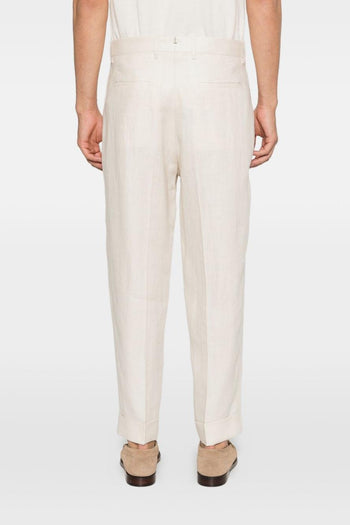 Pantaloni Ecru Uomo Chiaia - 3