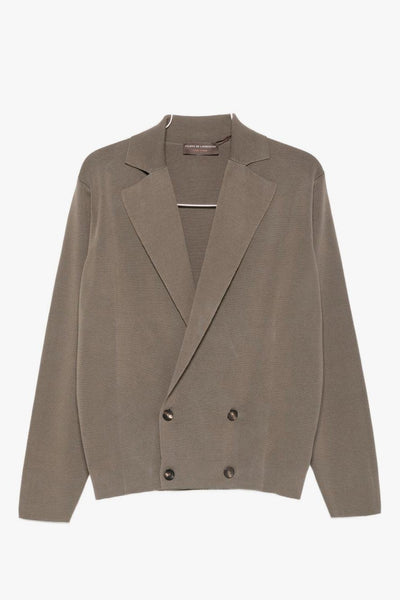 Cardigan Doppiopetto Uomo Verde