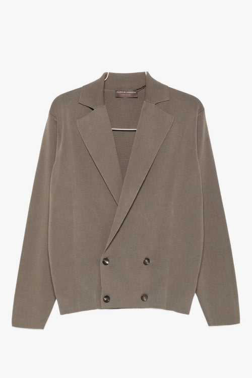 Cardigan Doppiopetto Uomo Verde