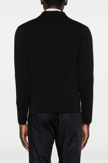 Cardigan Doppiopetto Uomo Nero - 3