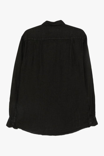 Camicia Maniche Lunghe Uomo Nero - 2