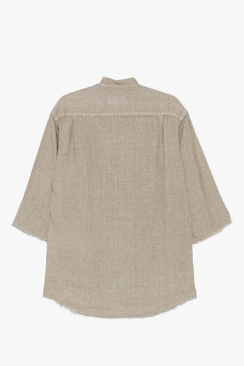 Camicia Coreana Uomo Fango - 3