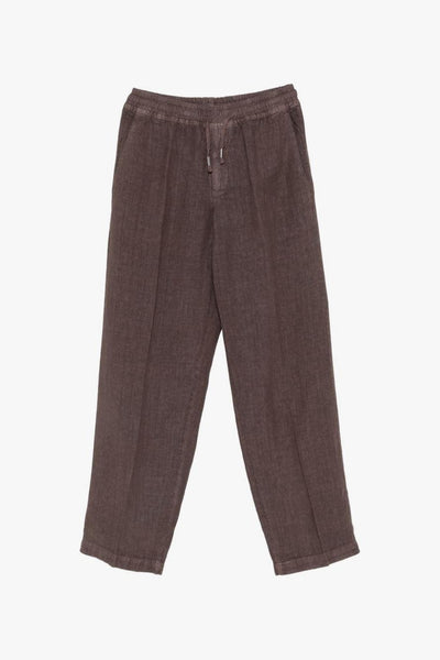 Pantalone Coulisse Uomo Marrone