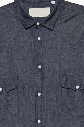 Camicia Denim Uomo Grigio - 3