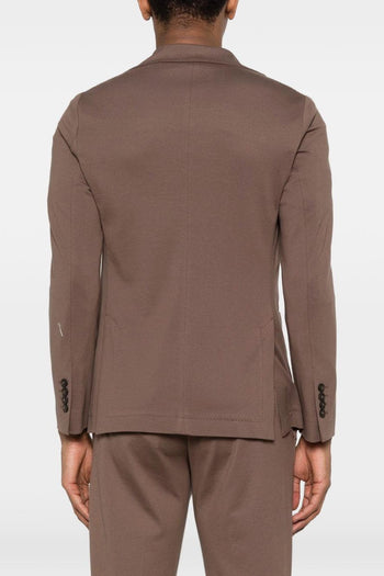 1901 Giacca Tasche Applicate Uomo Marrone - 3