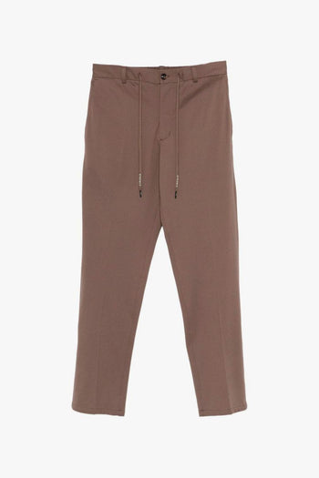 1901 Pantalone Coulisse Uomo Marrone - 5