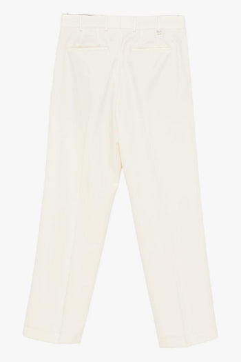 Pantalone Bianco Uomo Piega Stirata - 3