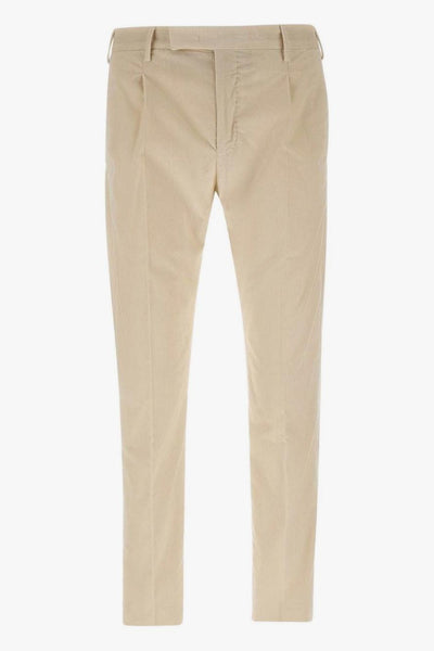 Pantalone Bianco Uomo a Costine