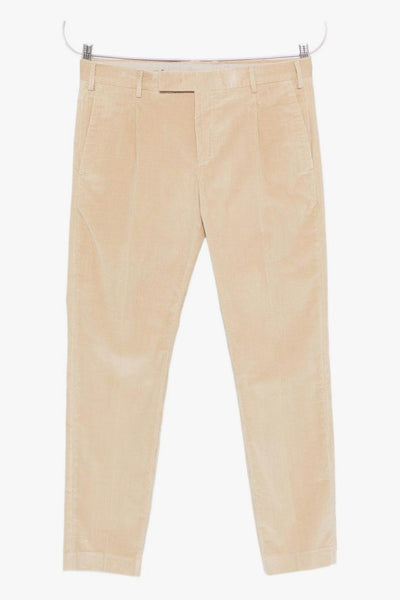 Pantalone Beige Uomo a Coste