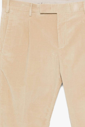 Pantalone Beige Uomo a Coste - 3