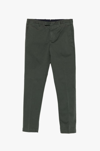 Pantalone Skinny Uomo Verde Giungla