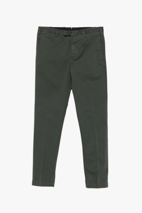 Pantalone Skinny Uomo Verde Giungla