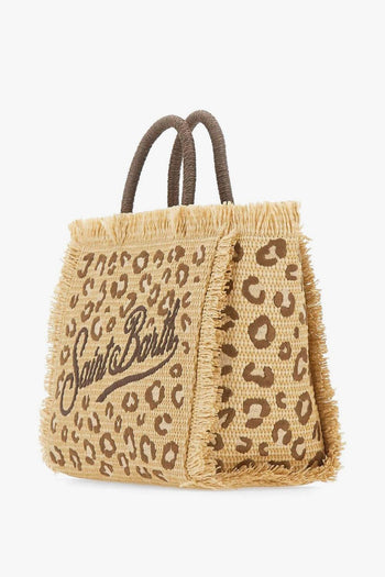 Saint Barth Borsa Colette Straw Donna Leopardata - 3