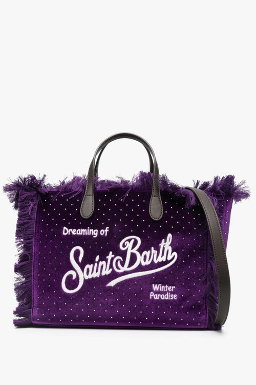 Saint Barth Borsa Viola Donna Colette