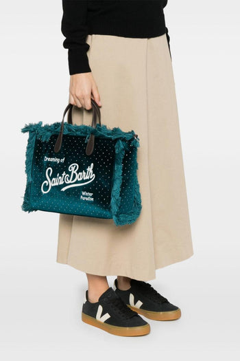 Saint Barth Borsa Verde Donna Colette - 3