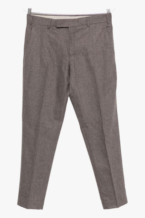 Pantalone Grigio Uomo Design Affusolato