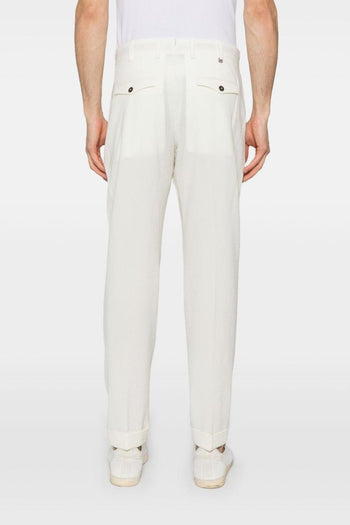 Pt01 Pantalone Bianco Uomo - 3