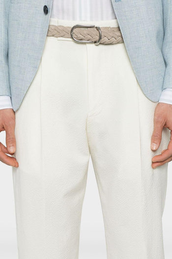 Pt01 Pantalone Bianco Uomo - 5