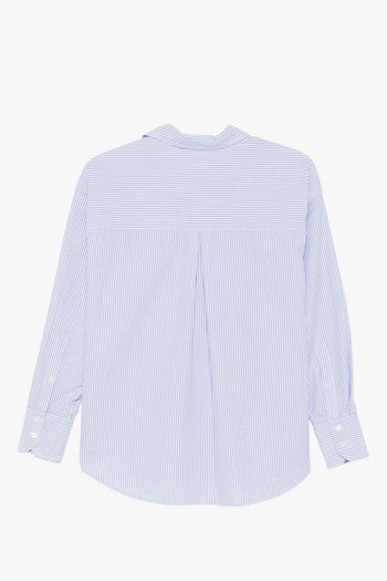Saint Barth Camicia Cristal M'Ama Donna Bianco-Celeste - 2