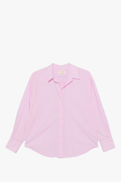 Saint Barth Camicia Rigata Donna Rosa