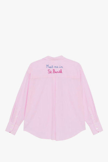 Saint Barth Camicia Rigata Donna Rosa - 2