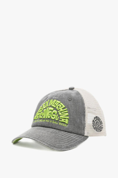 Ex Machina Cappellino Ricamato Uomo Grigio