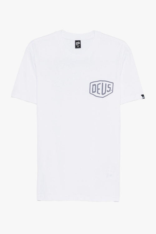 Ex Machina T-shirt Stampa sul Petto Uomo Bianco