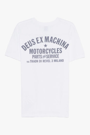 Ex Machina T-shirt Stampa sul Petto Uomo Bianco - 2