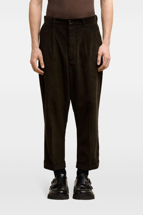 Pantalone Marrone Uomo Crop - 2