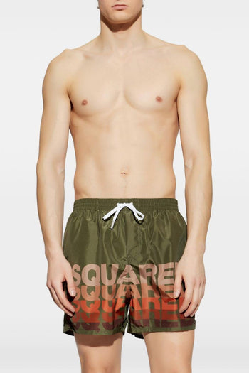 2 Boxer Logo Multicolor Uomo Verde - 2